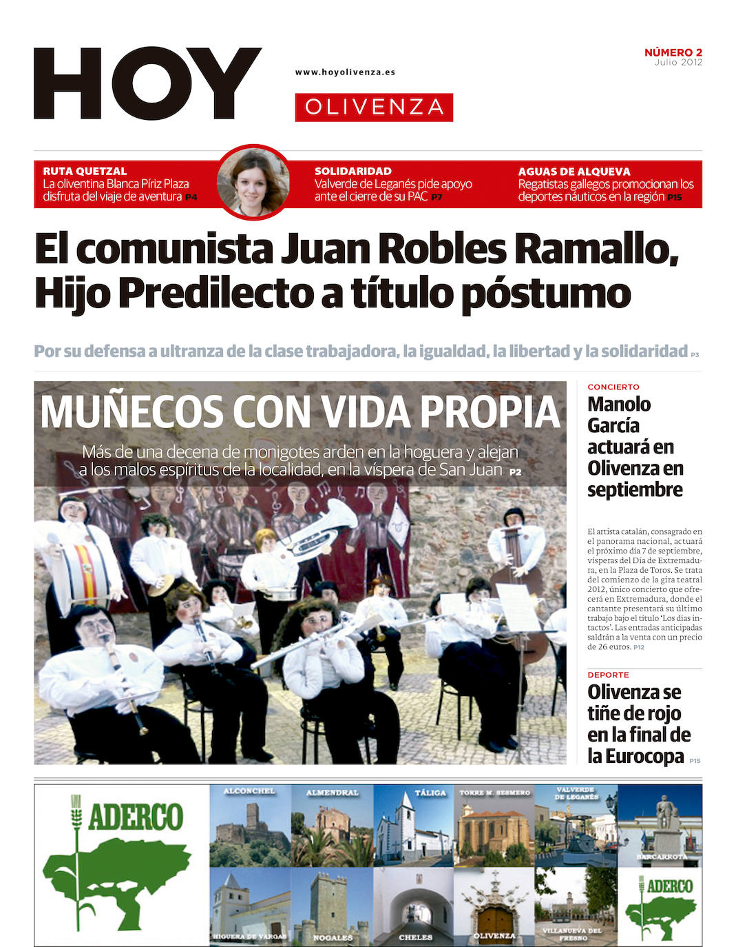 Fotos: Olivenza, portada a portada
