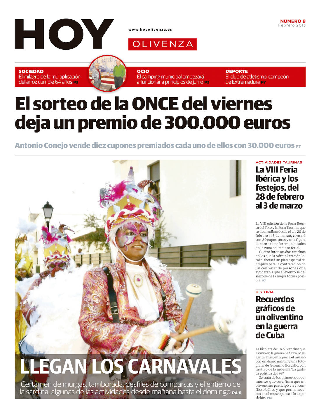 Fotos: Olivenza, portada a portada