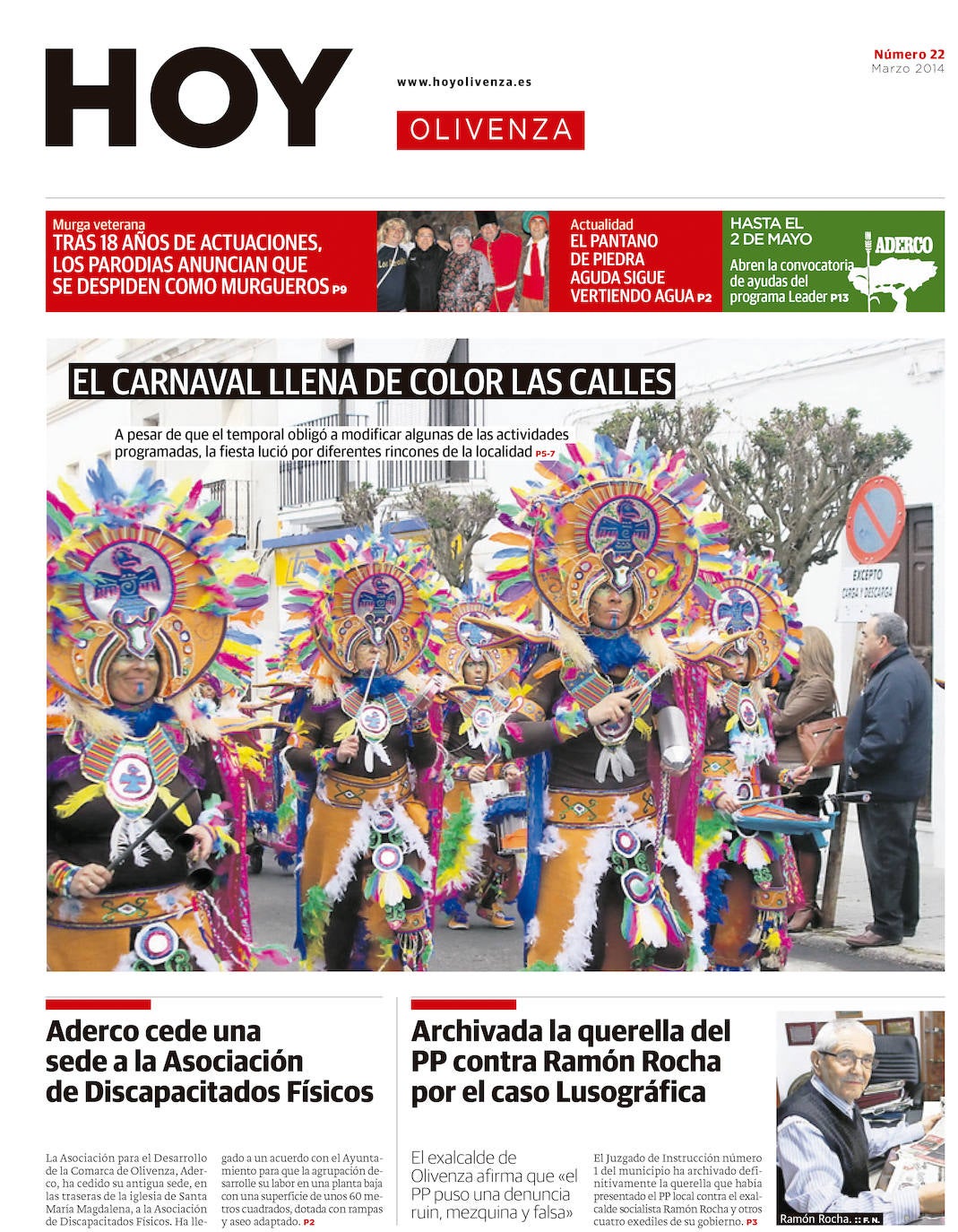 Fotos: Olivenza, portada a portada