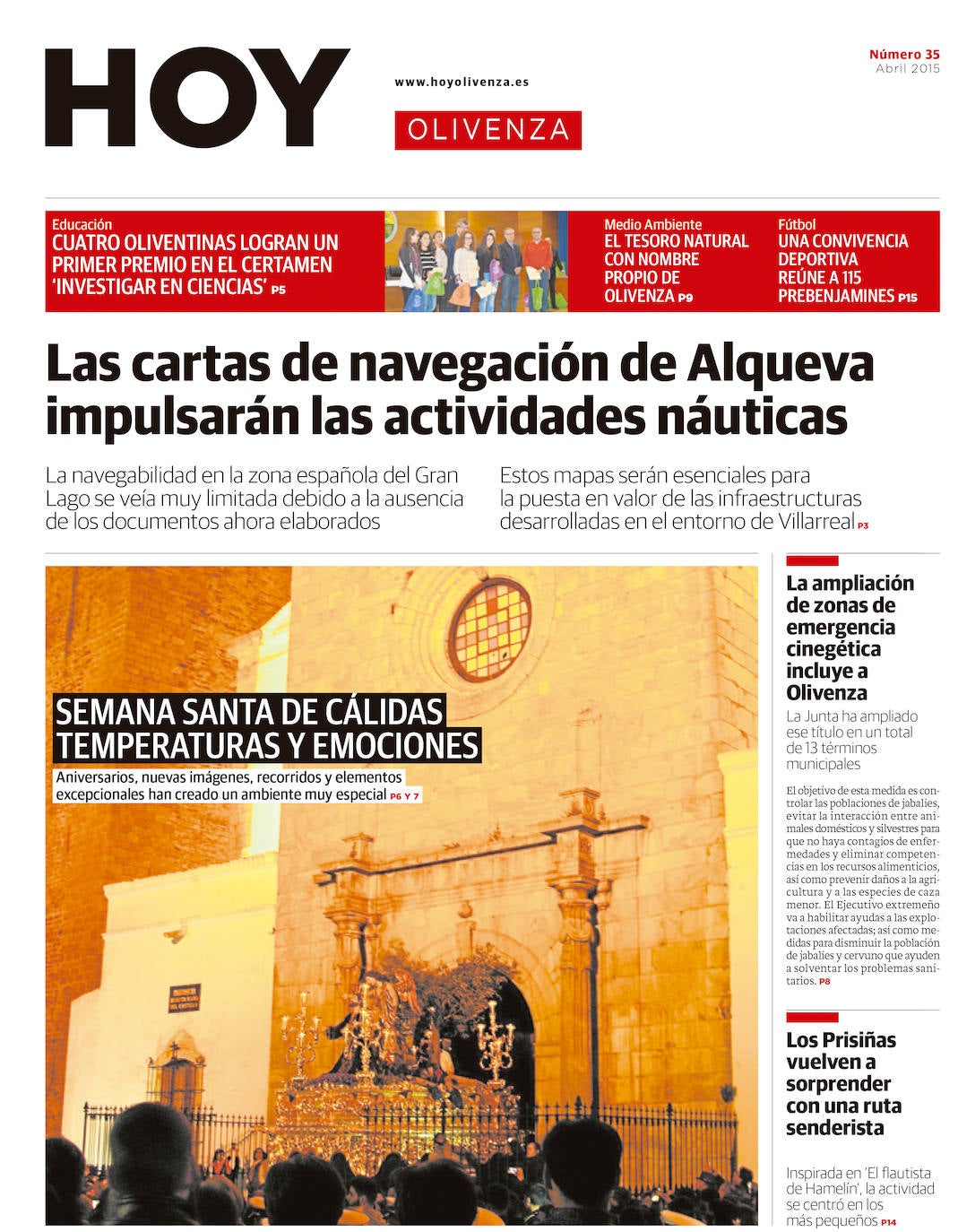 Fotos: Olivenza, portada a portada