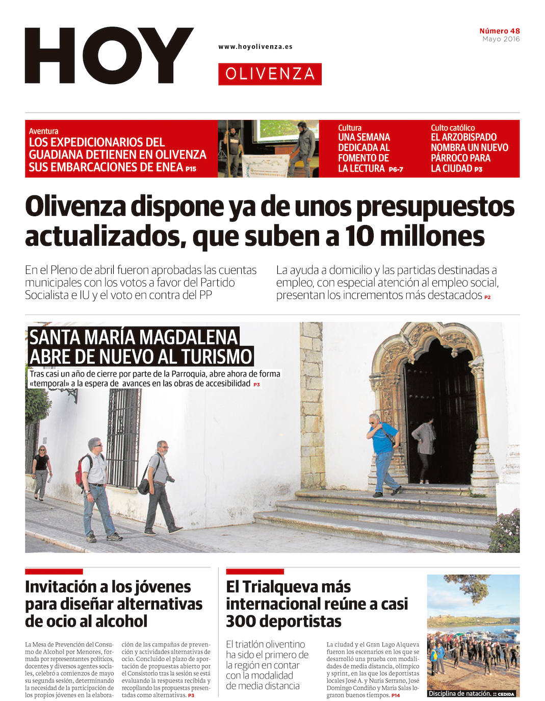 Fotos: Olivenza, portada a portada