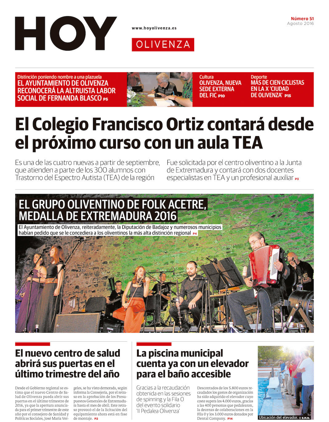 Fotos: Olivenza, portada a portada