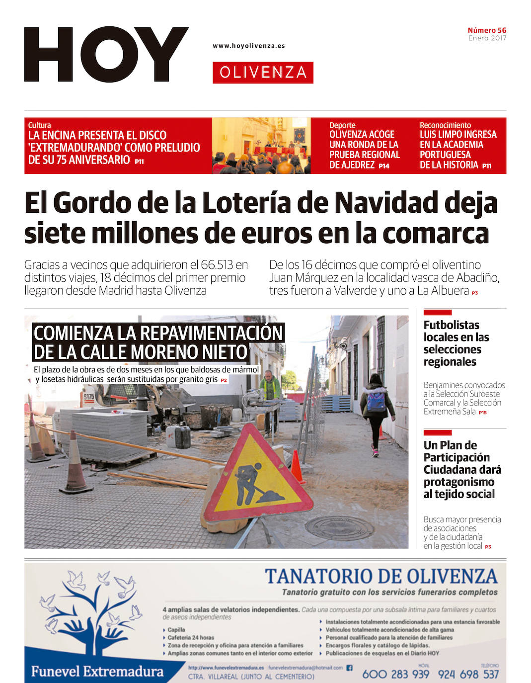 Fotos: Olivenza, portada a portada