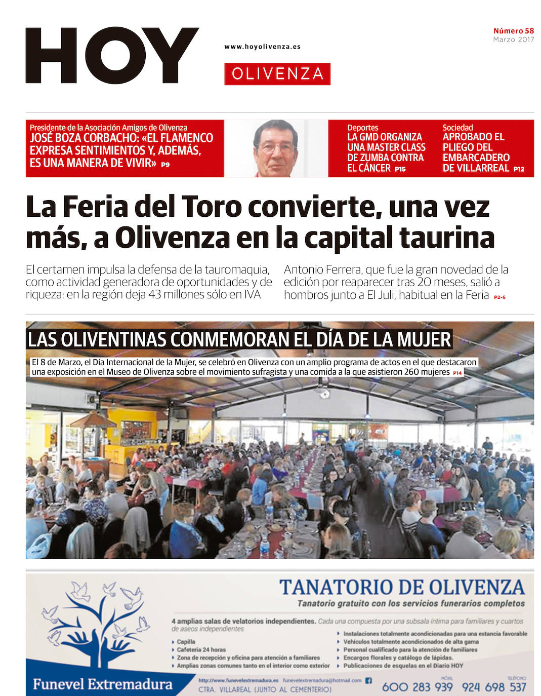 Fotos: Olivenza, portada a portada