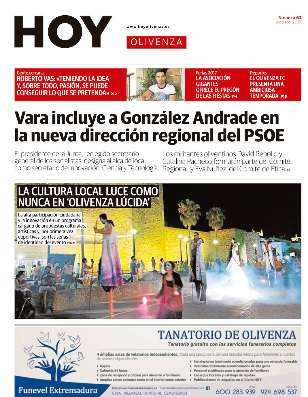 Fotos: Olivenza, portada a portada