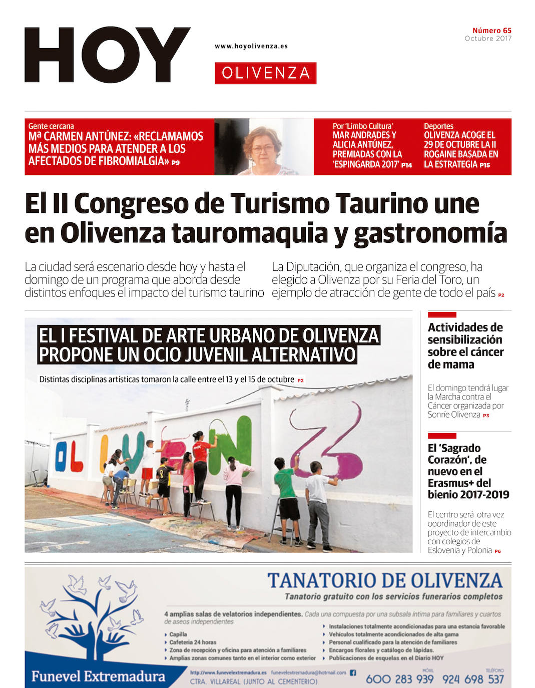 Fotos: Olivenza, portada a portada