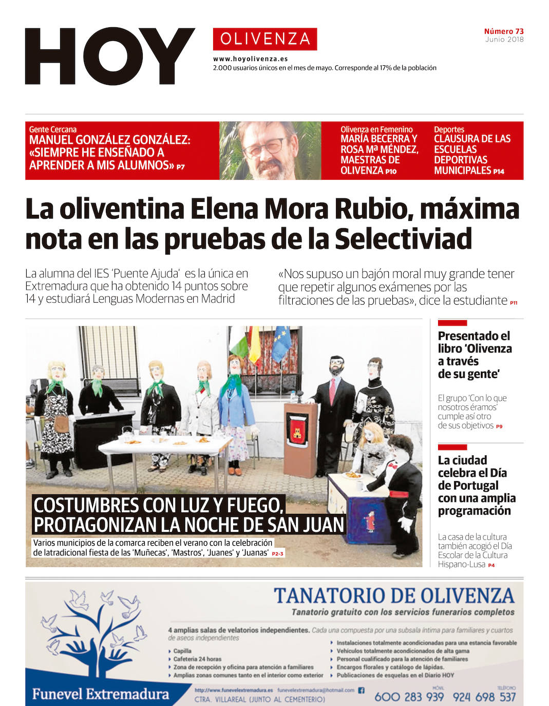 Fotos: Olivenza, portada a portada