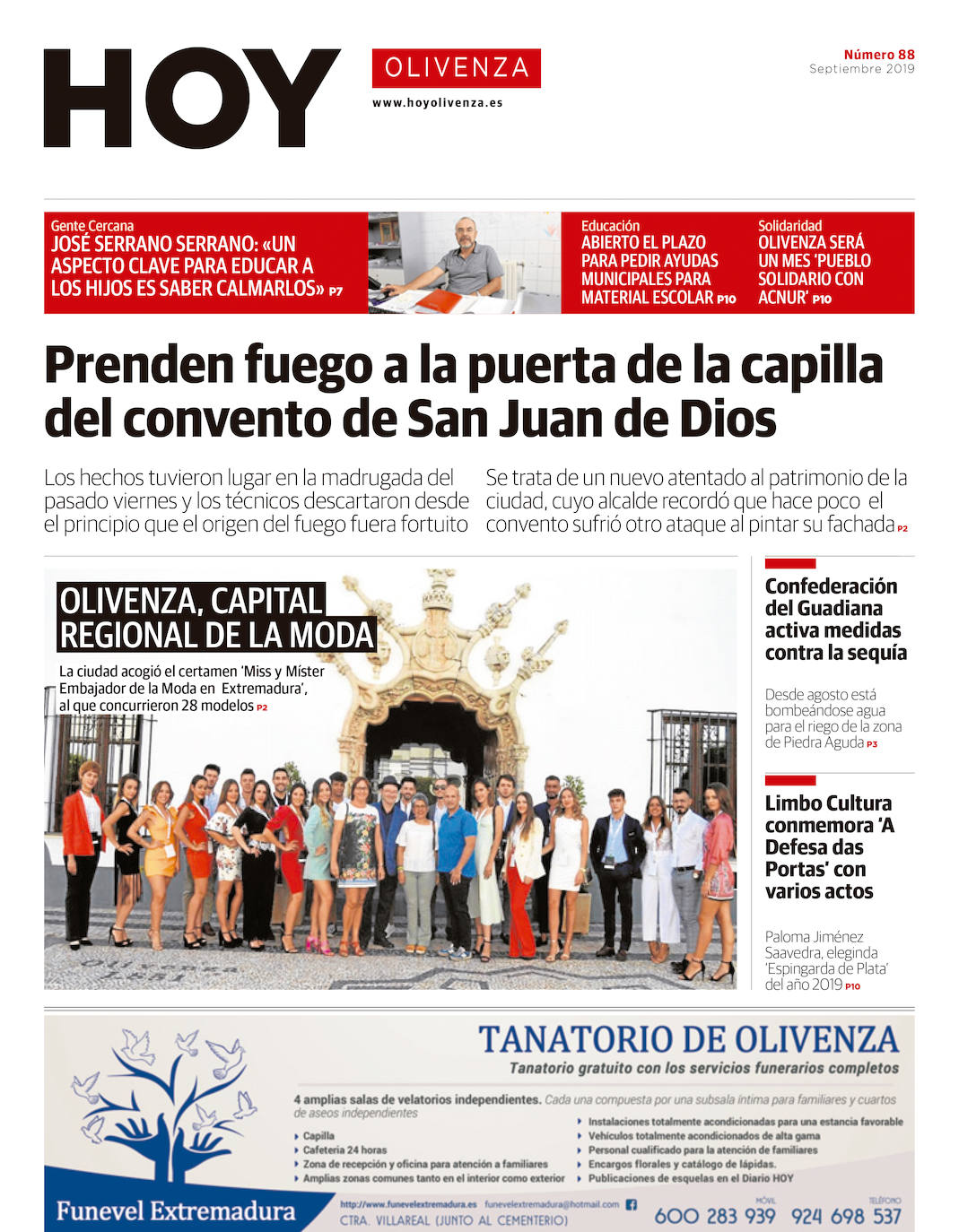Fotos: Olivenza, portada a portada