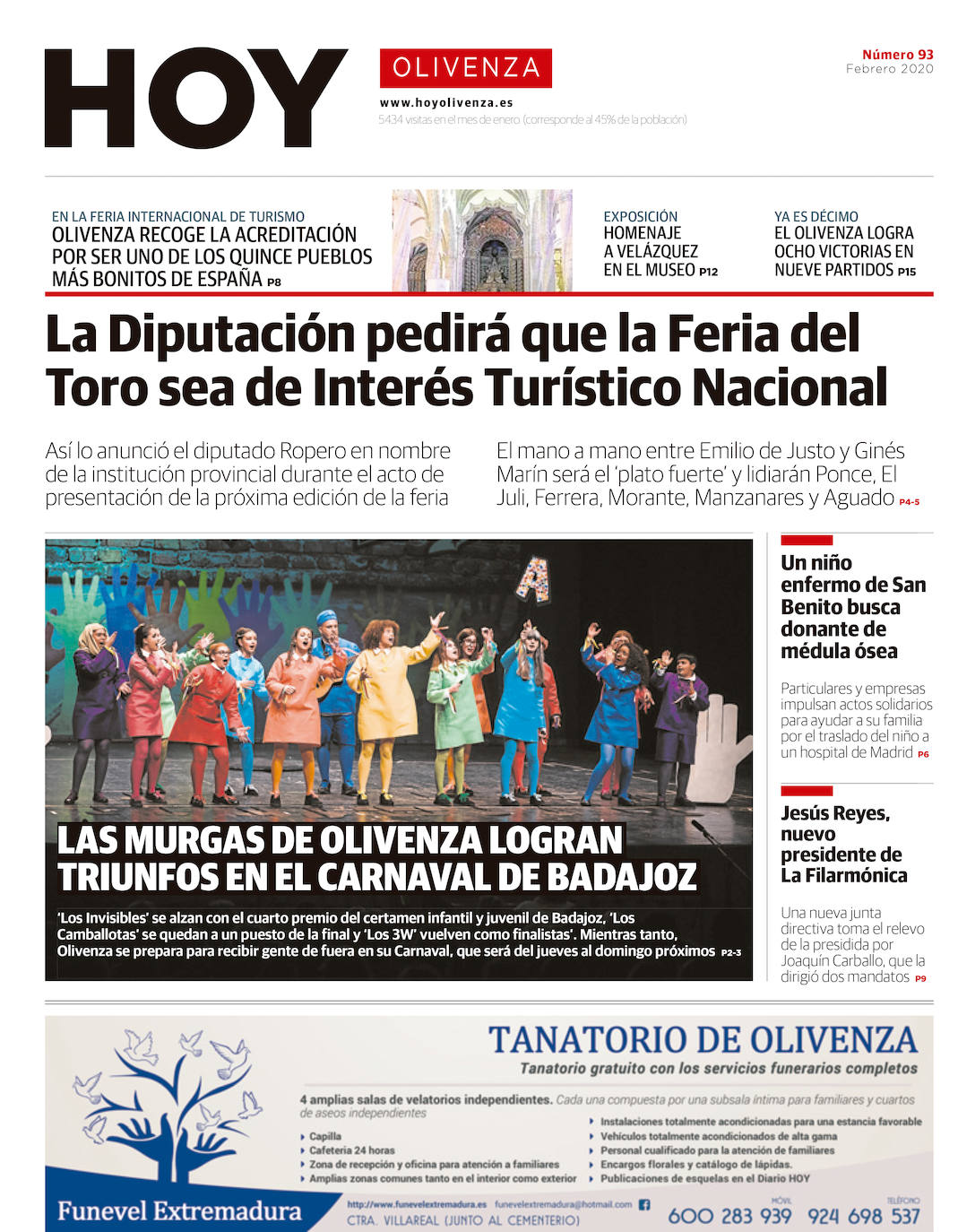 Fotos: Olivenza, portada a portada