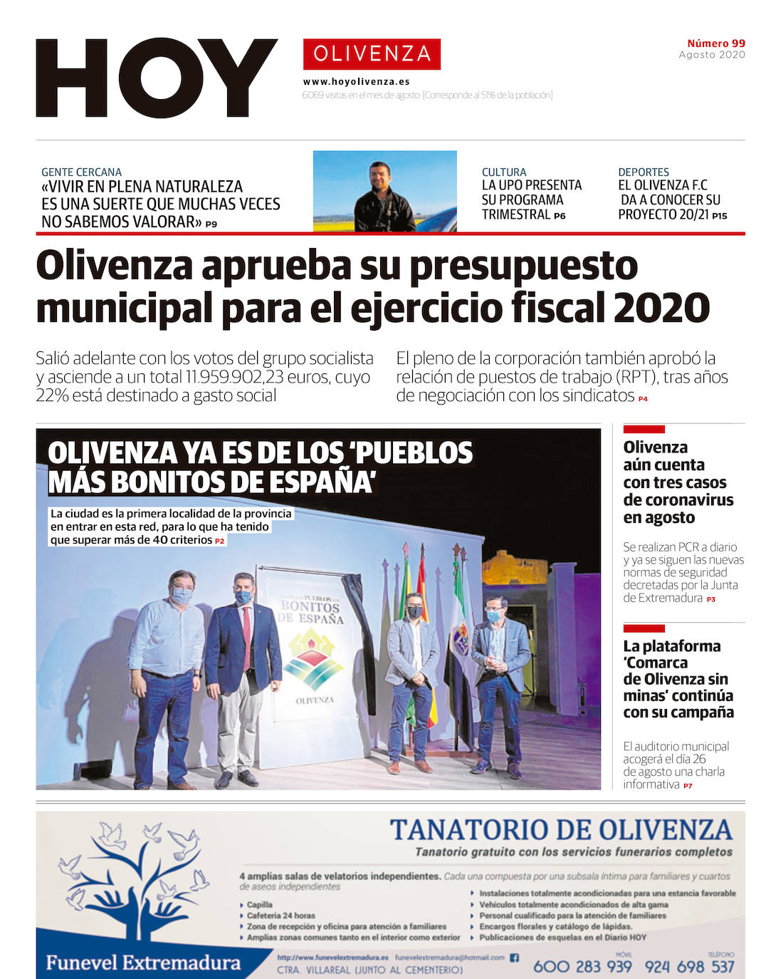 Fotos: Olivenza, portada a portada