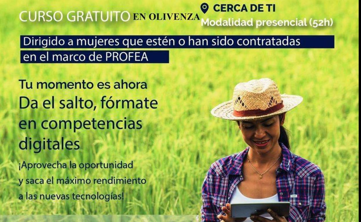El Plan de Fomento del Empleo Agrario oferta un curso gratuito para mujeres