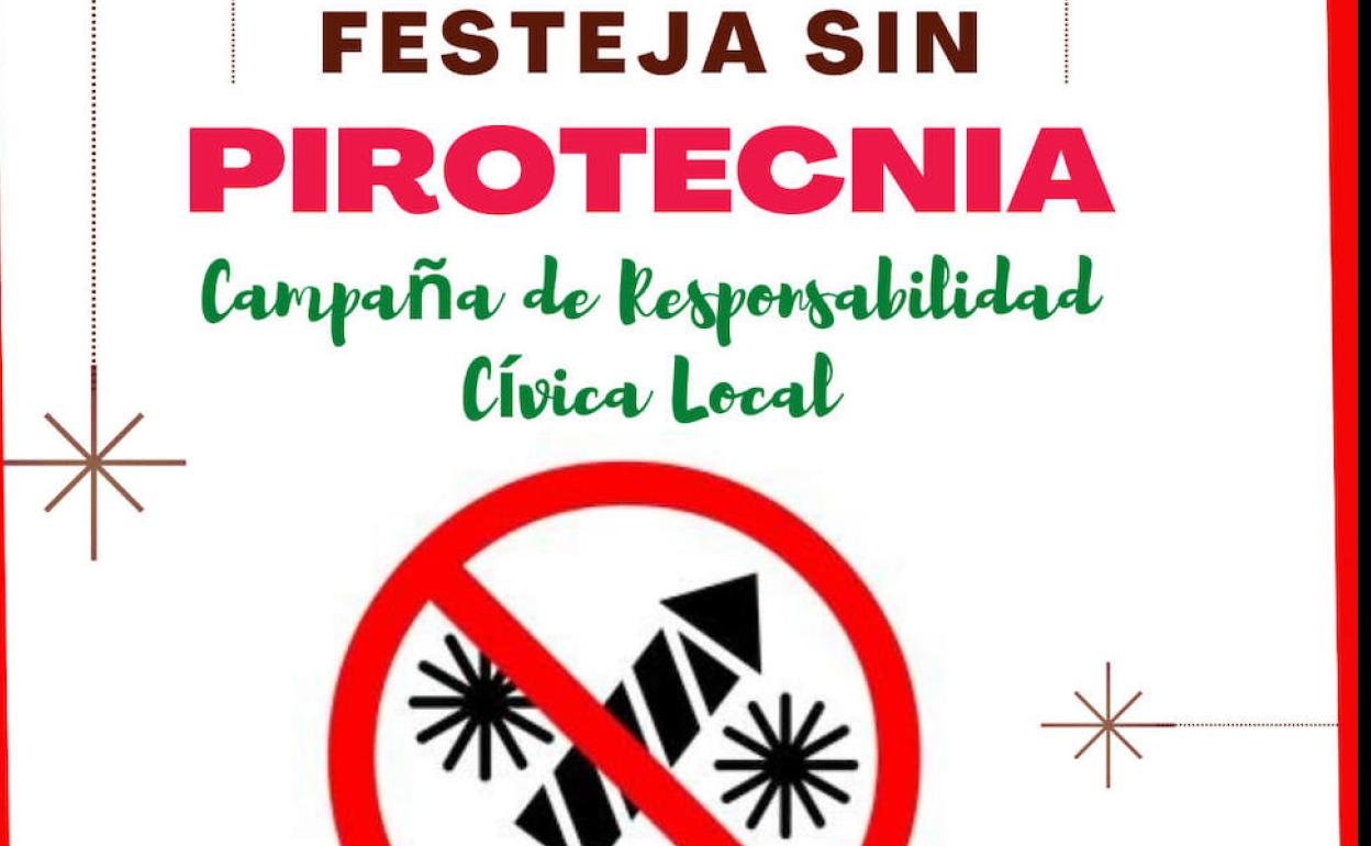 El Ayuntamiento lanza una campaña de responsabilidad cívica con la que recuerda la prohibición del uso de petardos