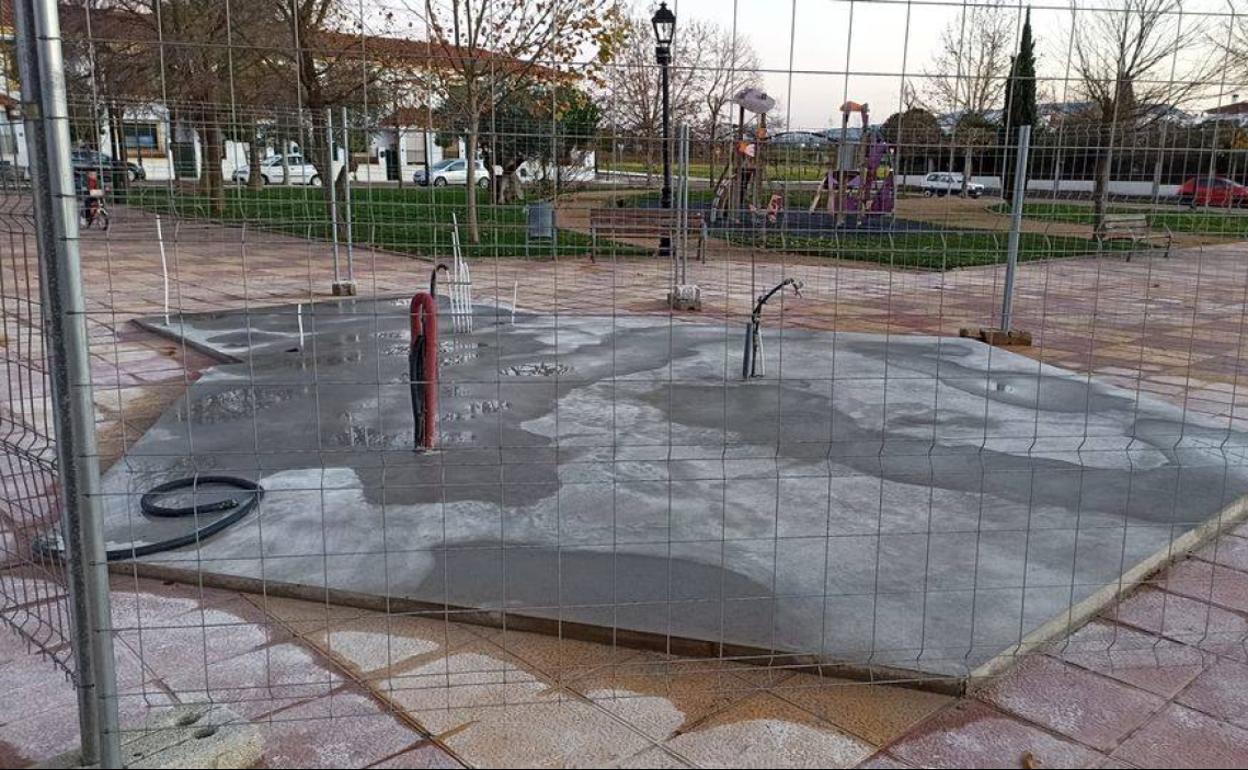 Dan comienzo las obras del nuevo quiosco del parque Adolfo Suarez