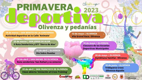 Olivenza vivirá una primavera deportiva de marzo a junio