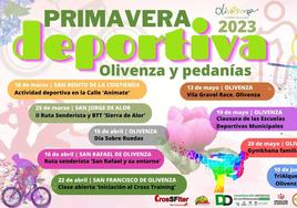 Olivenza vivirá una primavera deportiva de marzo a junio