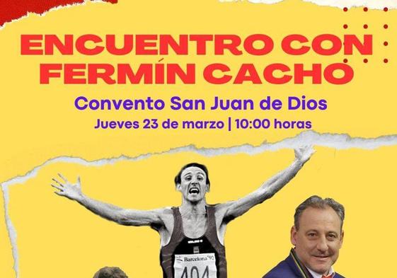 El deportista de élite Fermín Cacho visitará a los alumnos oliventinos