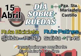 La Ciudad desarrollará el 'Día sobre ruedas' a favor de la Asociación ADEAPAF