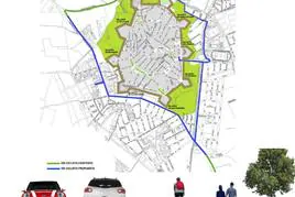 Olivenza solicita ampliar el carril bici al que se añadirían aparcamientos y un servicio de taller y alquiler