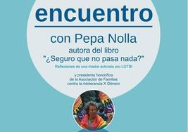 Con motivo del 'Día de las Familias' se realizará un encuentro con la autora Pepa Nolla