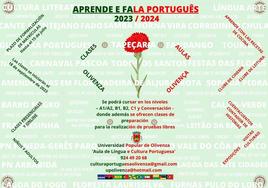 Abierto el plazo de matrícula para el Aula de Lengua y Cultura Portuguesa
