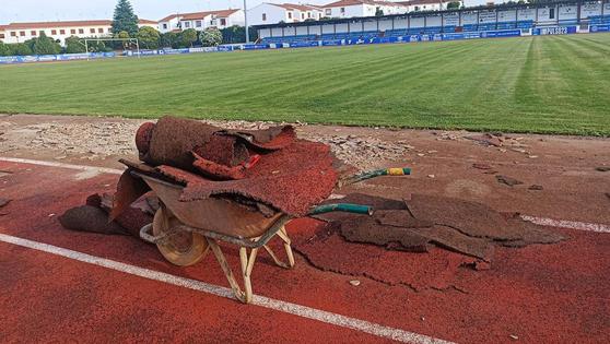 Las obras de remodelación de la pista de atletismo obligan a su cierre temporal