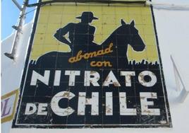Panel de Nitrato de Chile de Olivenza.