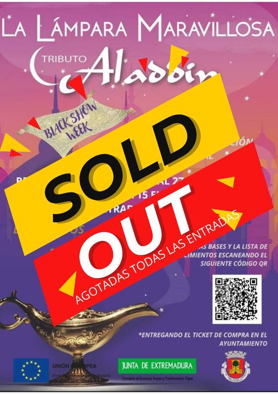 Agotadas las entradas del musical tributo 'Aladdin' de la campaña de Dinamización Comercial