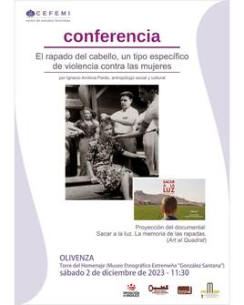La charla y proyección sobre 'Las rapadas' último acto del Cefemi por el 25N