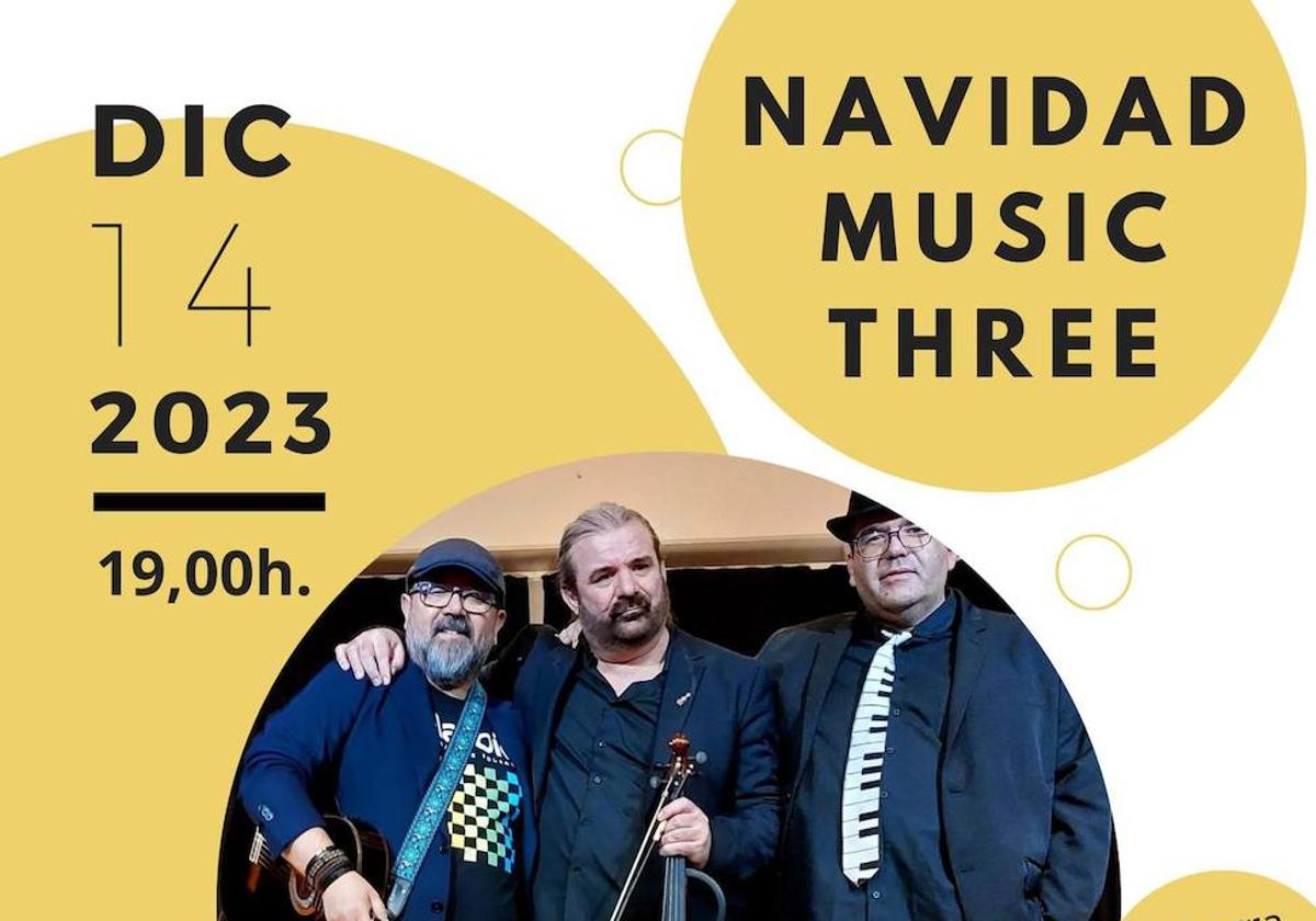 El Meegs acoge el concierto Navidad Music Three