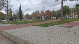 Uno de los acerados arreglados.