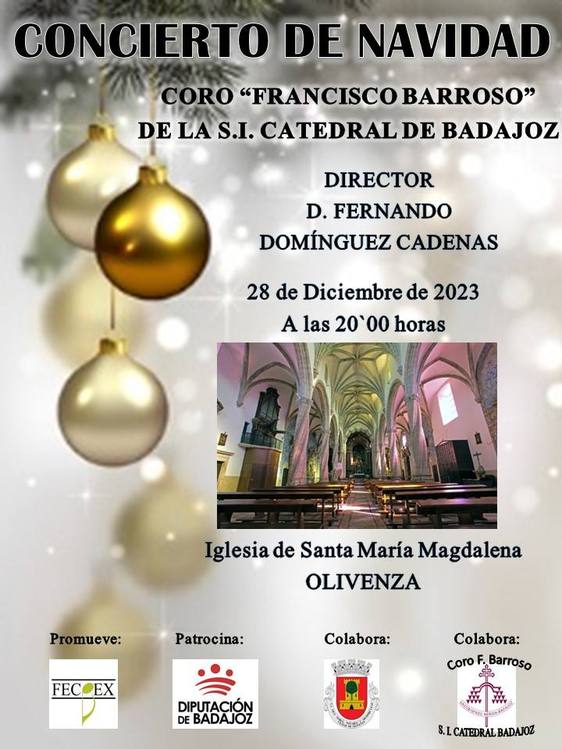 El coro 'Francisco Barroso de la Catedral de Badajoz cantará en la Magdalena