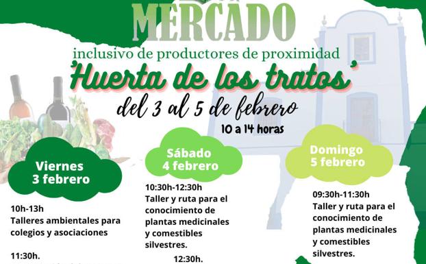 Olivenza organiza un &#039;Mercado de productores y artesanos alimentarios&#039; en la Huerta de los Tratos&#039;