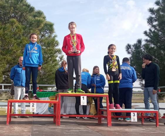 La atleta Sofia Pacheco Subcampeona de Extremadura en el Campeonato de Campo a través