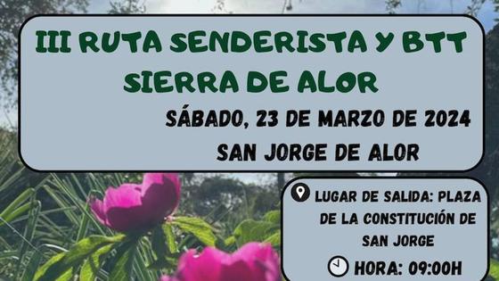 Abiertas las inscripciones de la III Ruta senderista y BTT 'Sierra de Alor'