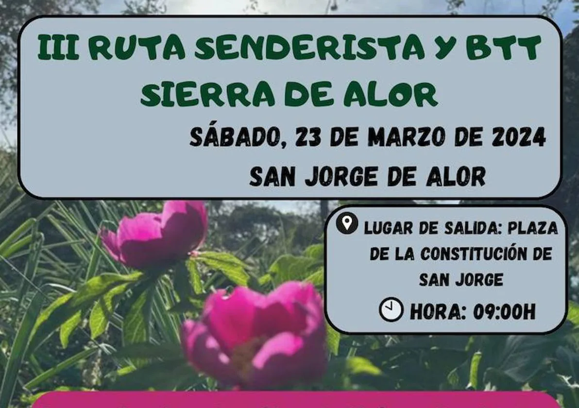 Abiertas las inscripciones de la III Ruta senderista y BTT &#039;Sierra de Alor&#039;