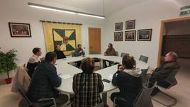 Algunos de los asistentes a la reunión.