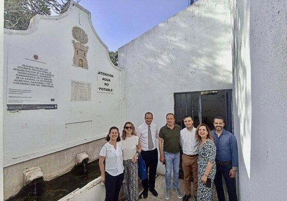 Diferentes representantes de distintas administraciones han girado una visita a Olivenza