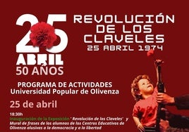 Olivenza celebra el 50º aniversario de la Revolución de los Claveles de Portugal