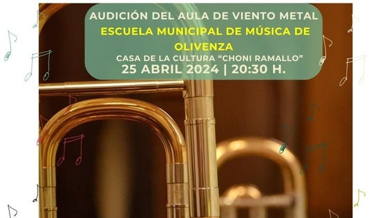 El Aula de viento metal de la Escuela Municipal ofrece una audición