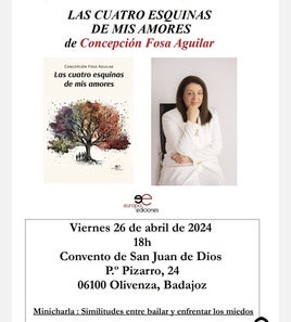 Concepción Fosa presenta su libro 'Las cuatro esquinas de mis amores'