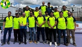 Algunos de los tenistas participantes.