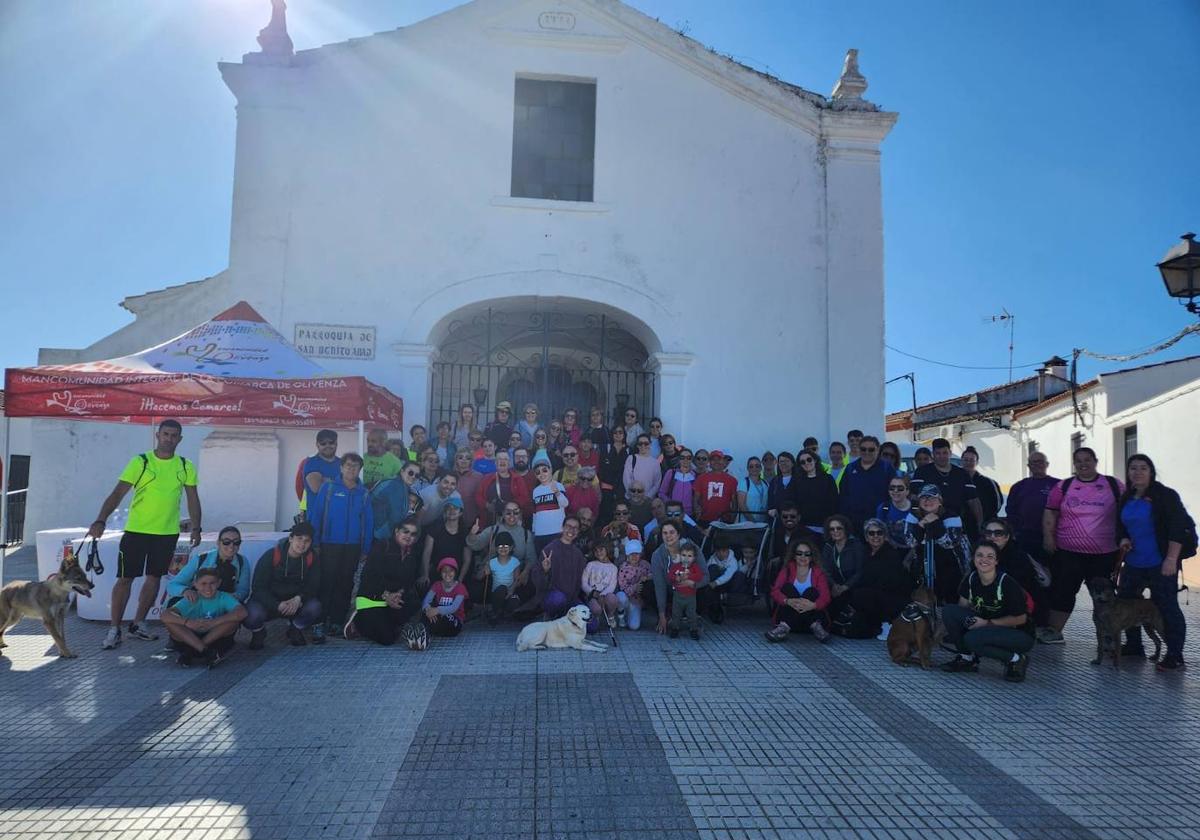 Foto de familia de la última ruta.