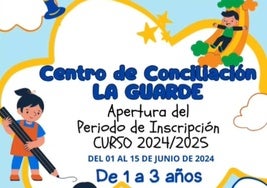 Abiertas las preinscripciones para el Centro de Conciliación 'La Guarde'