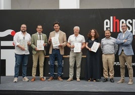 Alcaldes presentes en el acto del Pacto de Alcaldes por el Clima.