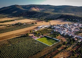Vista aérea de San Jorge de Alor.