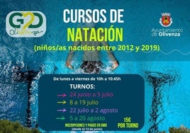 Abiertas las inscripciones para los cursos de natación