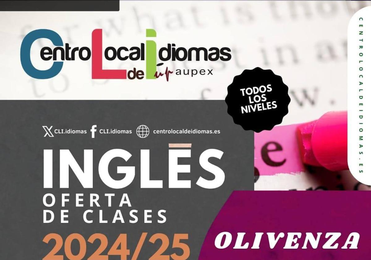 Abiertas las inscripciones del Centro Local de Idiomas de Olivenza