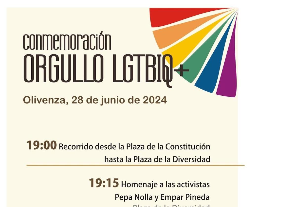 Olivenza homenajeará a Pepa Nolla y Empar Pineda, por el Día del Orgullo Lgbtiq+