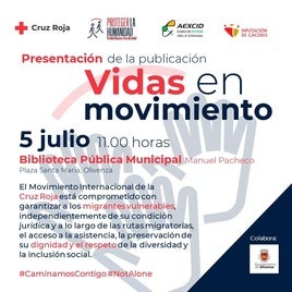 Cruz Roja presenta el libro sobre migrantes 'Vidas en movimiento'