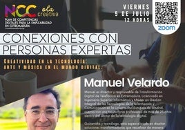 El NCC ofrece un taller con el ingeniero informático Manuel Velardo